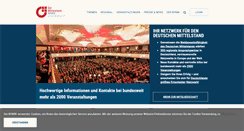 Desktop Screenshot of bvmw.de